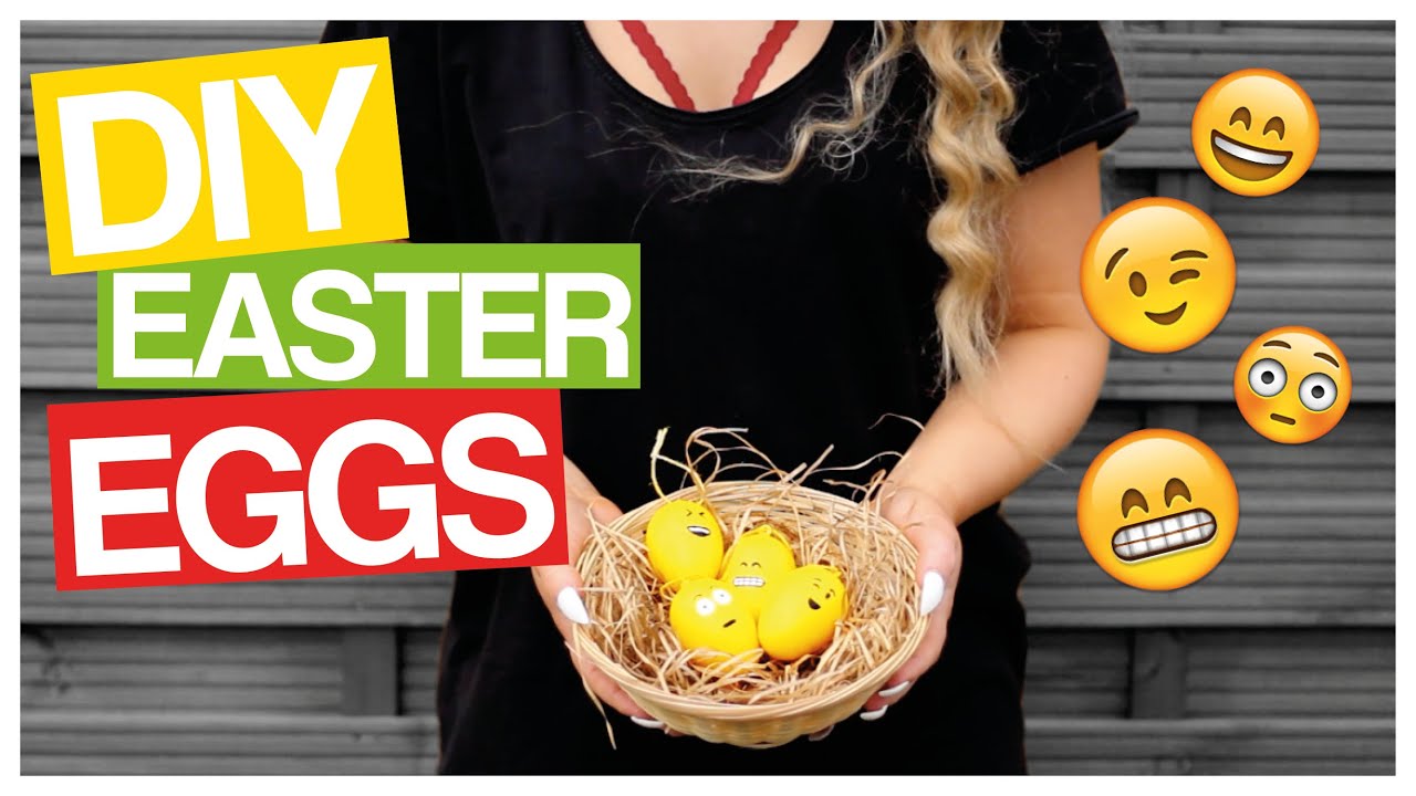 3 DIY EASTER EGG IDEAS ➡︎ EMOJI EGGS! | EASTERCOCOLAND