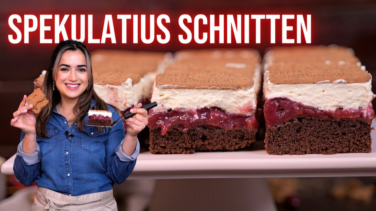 Spekulatius-Schnitten: perfektes Rezept für die Feiertage | Weihnachtsdessert