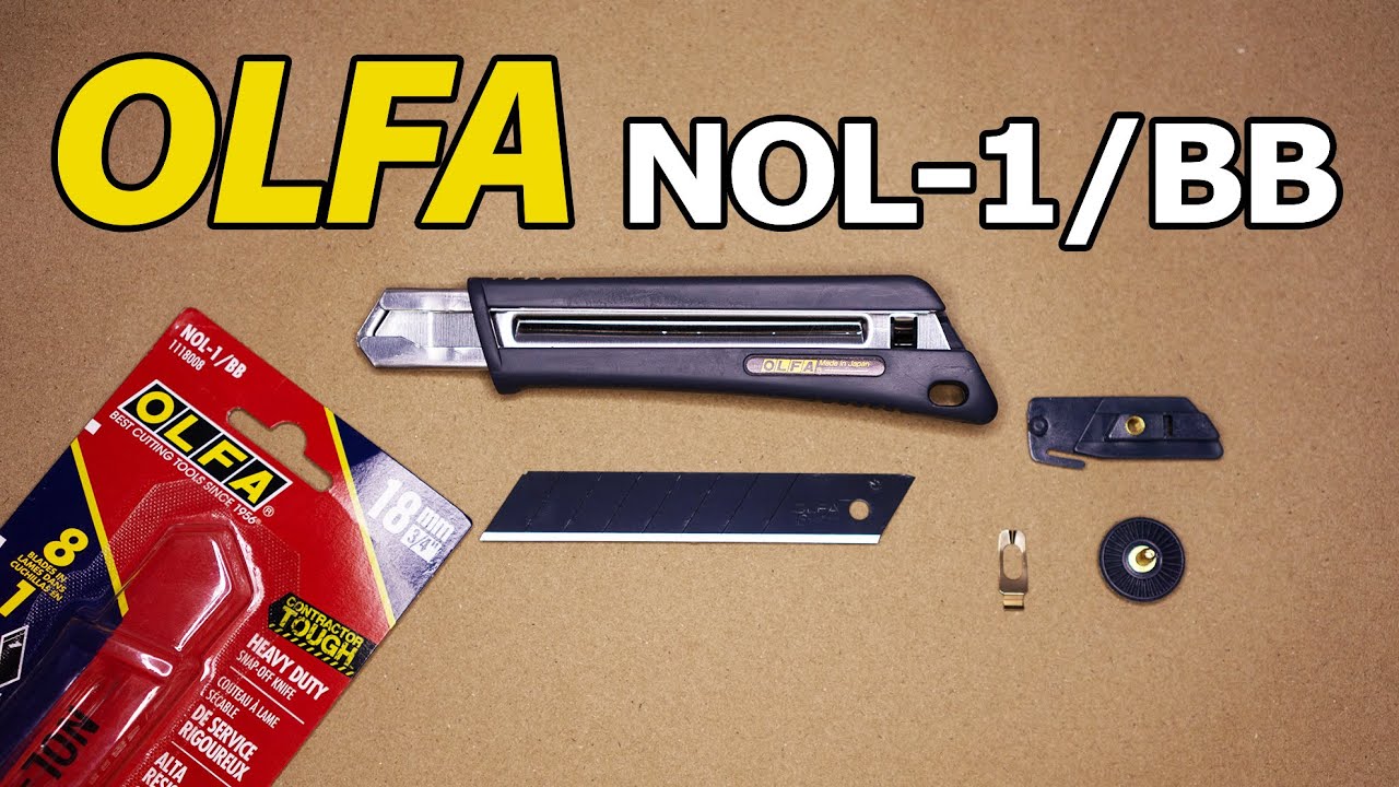 Мощный Строительный нож 18мм OLFA NOL-1/BB