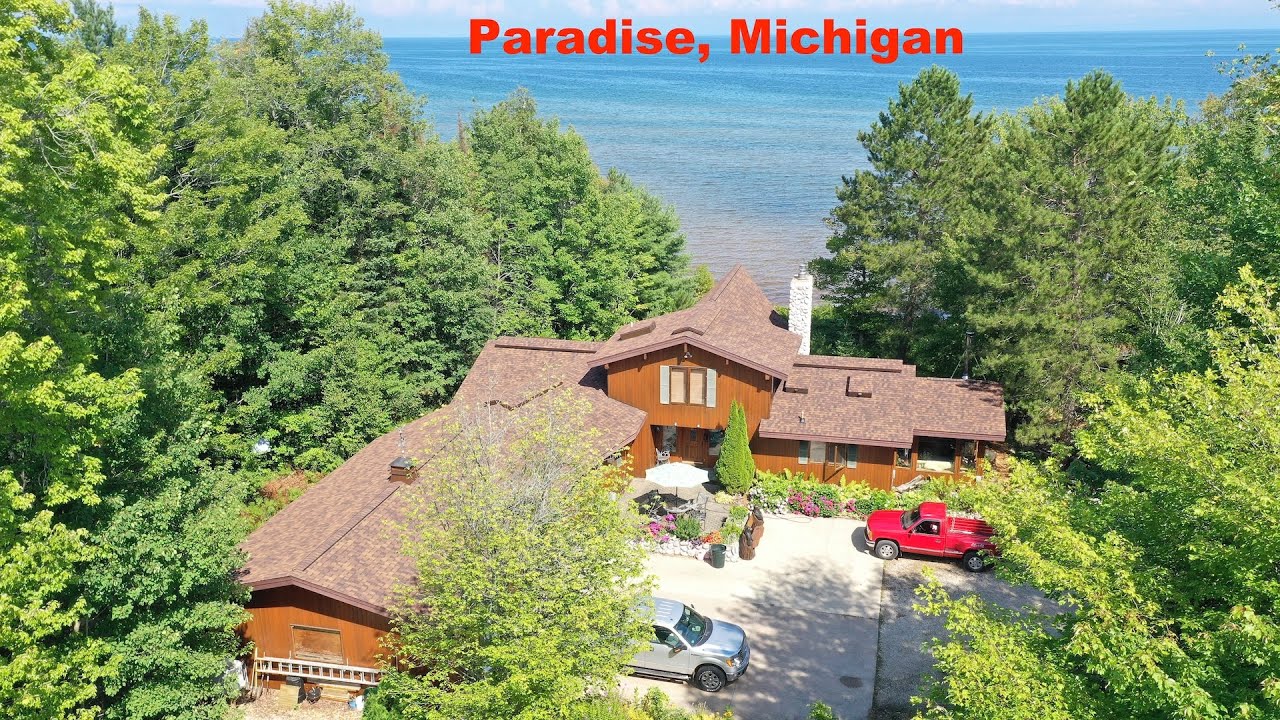 House and Cabin in Paradise, Michigan: Living in a Cabin on Whitefish Bay 🌲🏡🌊