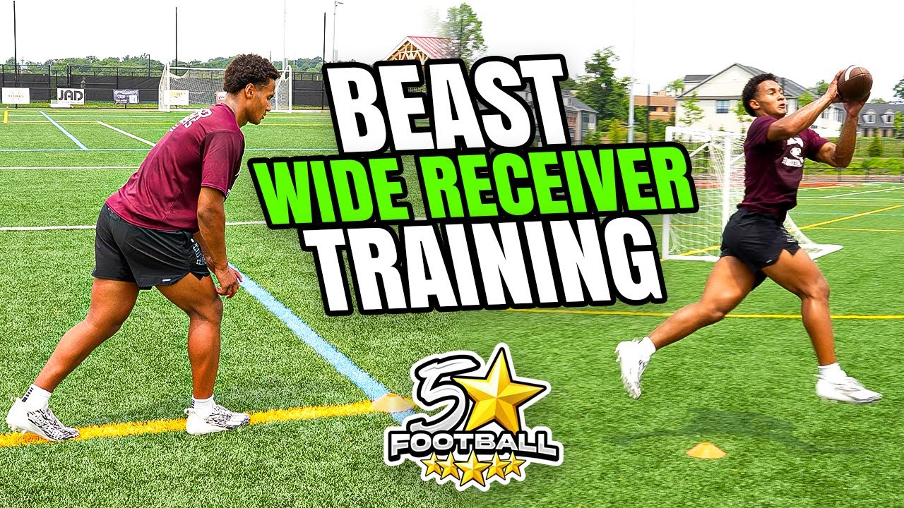 Wide Receiver Drills - Full Coaching Session