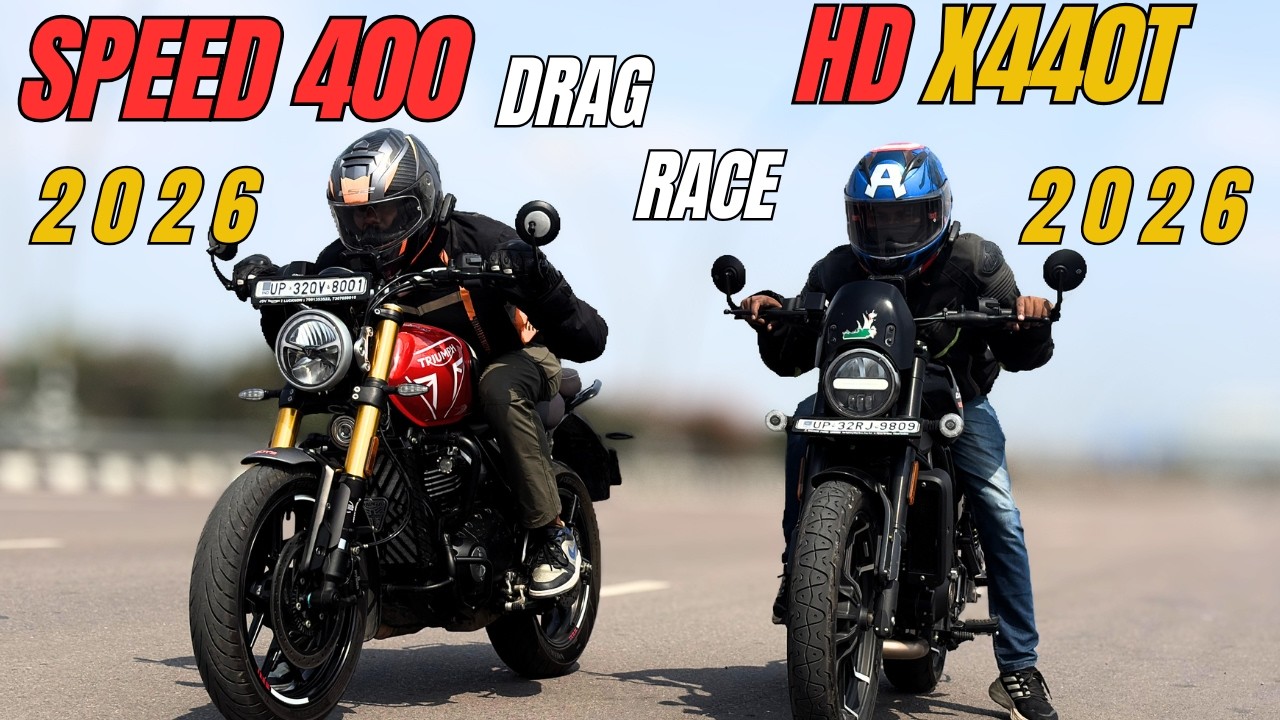 2026 HD X440T vs Triumph Speed ​​400 Drag Race | Who is the 2026 Game Changer??