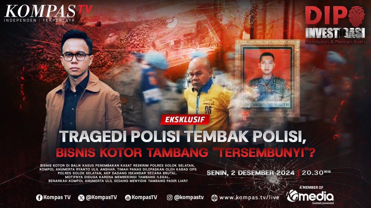 LIVE EKSKLUSIF - Tragedi Polisi Tembak Polisi, Bisnis Kotor Tambang Tersembunyi? I DIPO INVESTIGASI