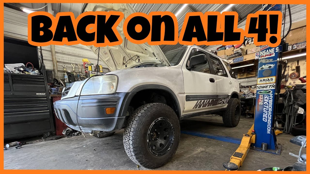 K24a2 AWD swapping CR-Yeeter! EP:3 | RD1 Honda CRV Tie Rods & Axles
