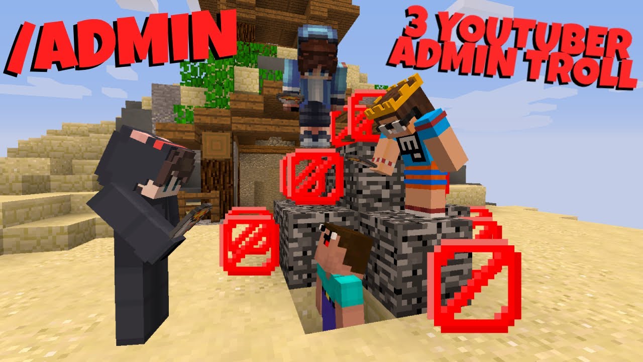 3 YOUTUBER ADMİN TROLL YAPARSA! SONOYUNCU TARİHİNDEKİ EN ACIMASIZ TROLL! Minecraft Bed Wars