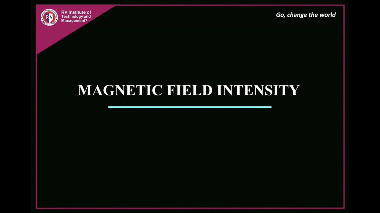 VTU Physics Experiments Magnetic field intensity