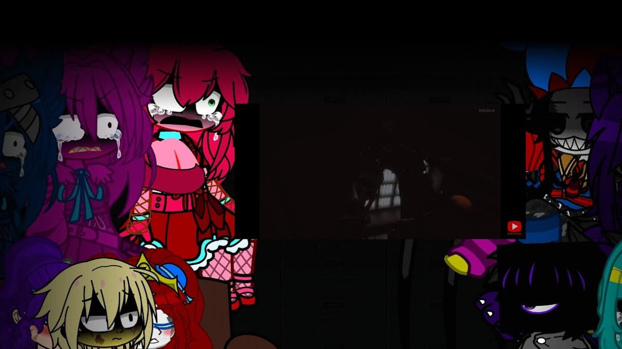 Gacha harem player x harem react to poppy playtime chapter 5 part 2 ending 