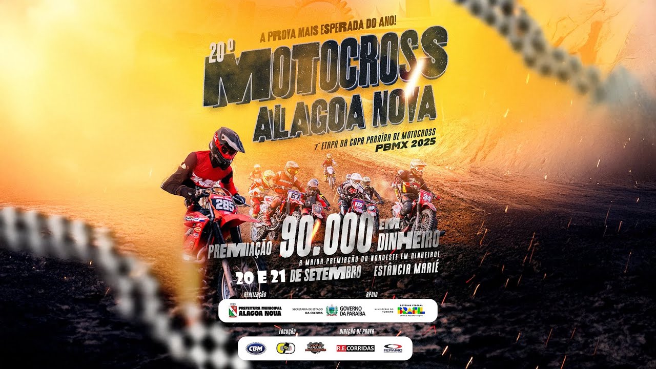 20&ordm; Motocross de Alagoa Nova 2025 | 7&ordf; etapa da Copa Para&iacute;ba de Motocross.| Domingo 21-09-2025