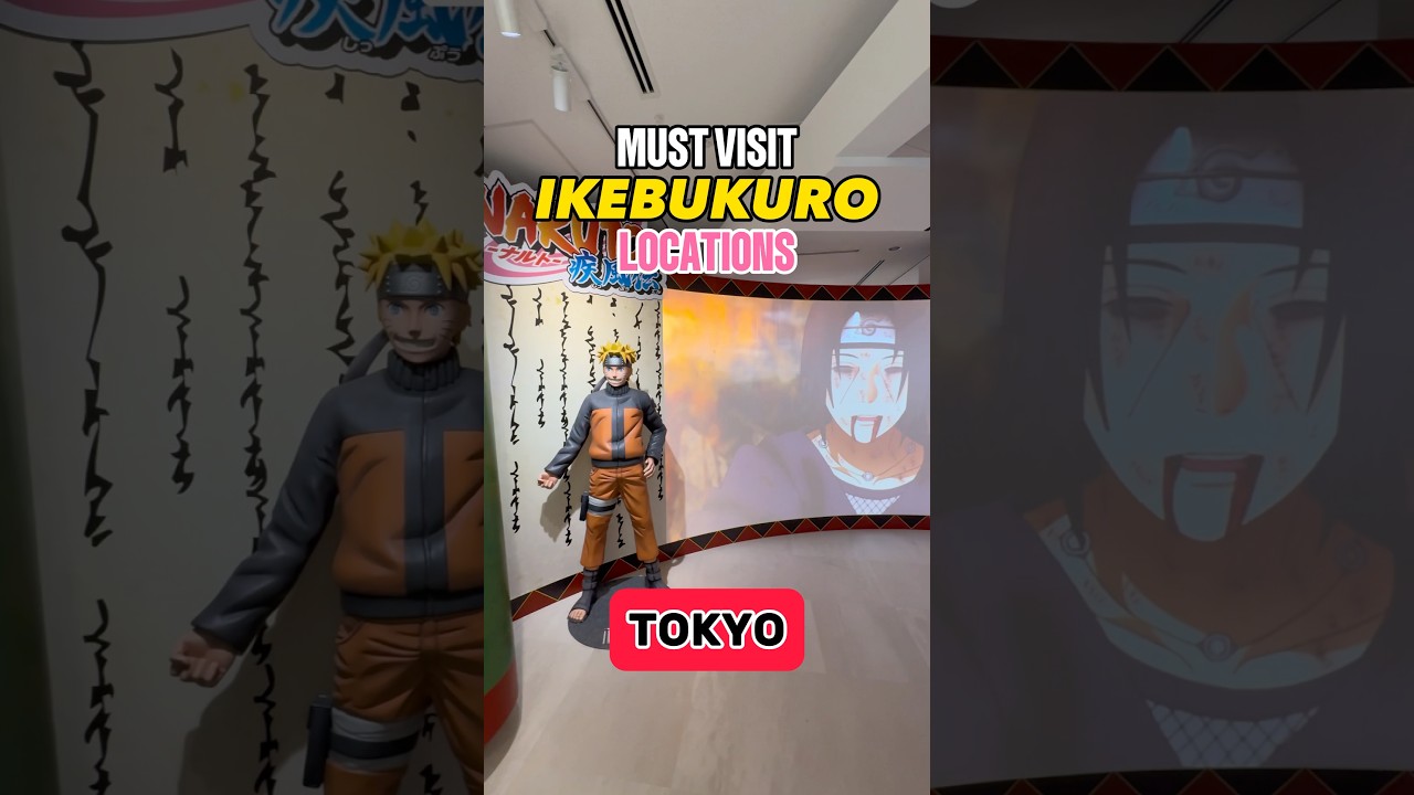 Must-visit IKEBUKURO places for ANIME LOVERS!!✨ #tokyo #japan #anime #ikebukuro