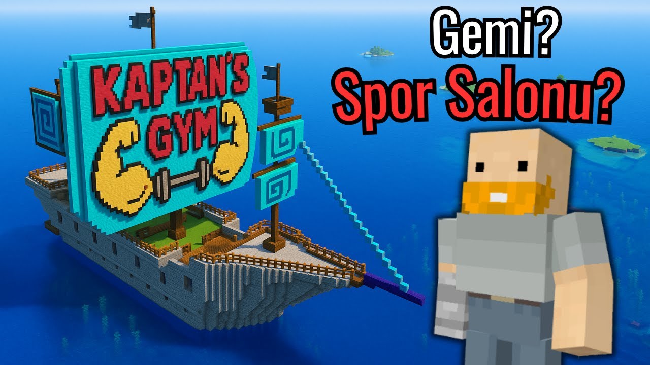 SMP'de Spor Salonu A&ccedil;tım!! - Minecraft Youtuber SMP