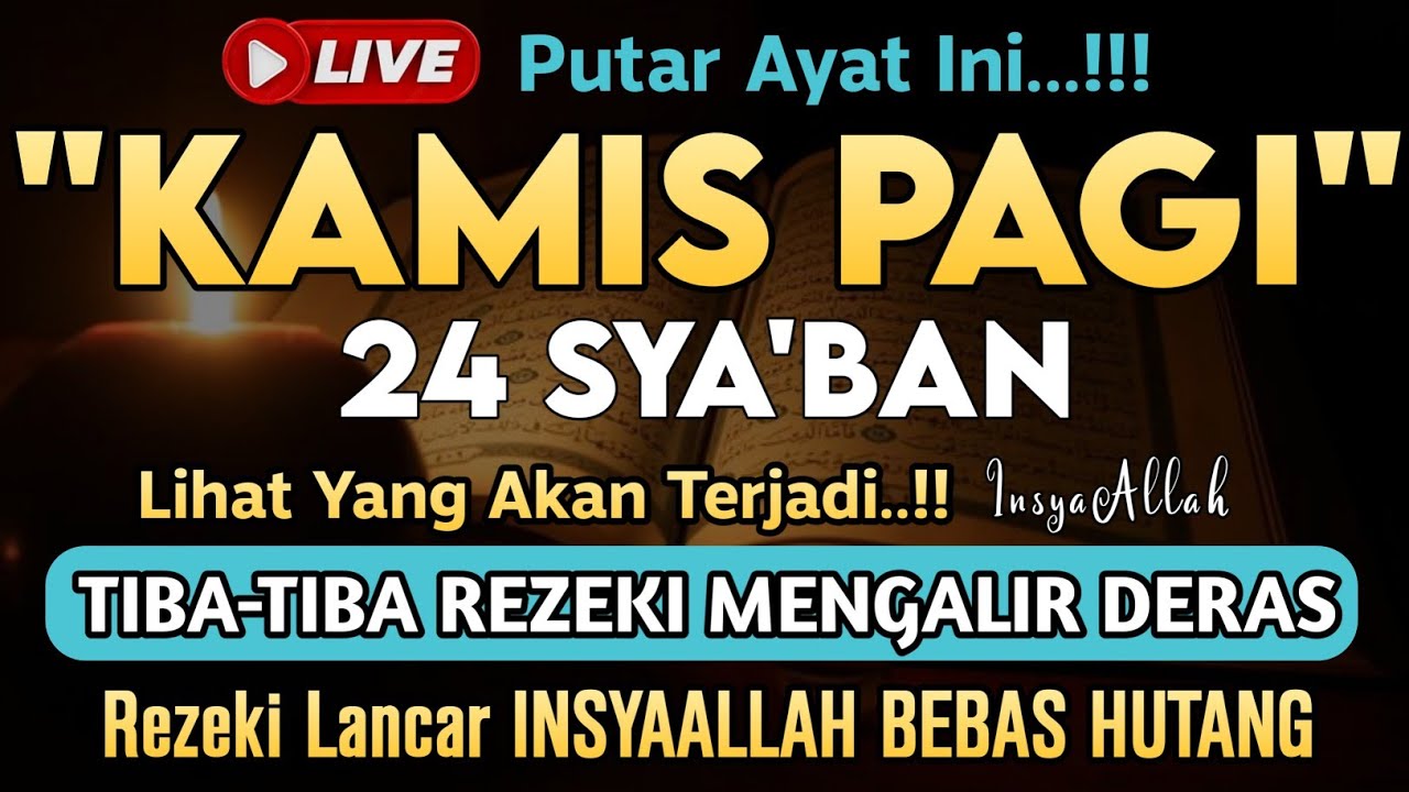 🔴LANGSUNG DIKABULKAN..‼️CUKUP PUTAR SEKALI DAN DENGARKAN, 100 RIBU MALAIKAT TURUN | REZEKI LANCAR