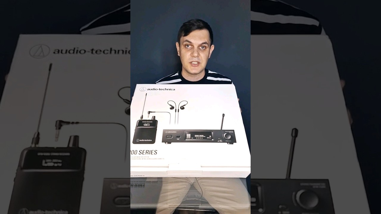 Audio-Technica ATW-3255 - новий бездротовий вушний моніторинг із навушниками ATH-E40 в комплекті