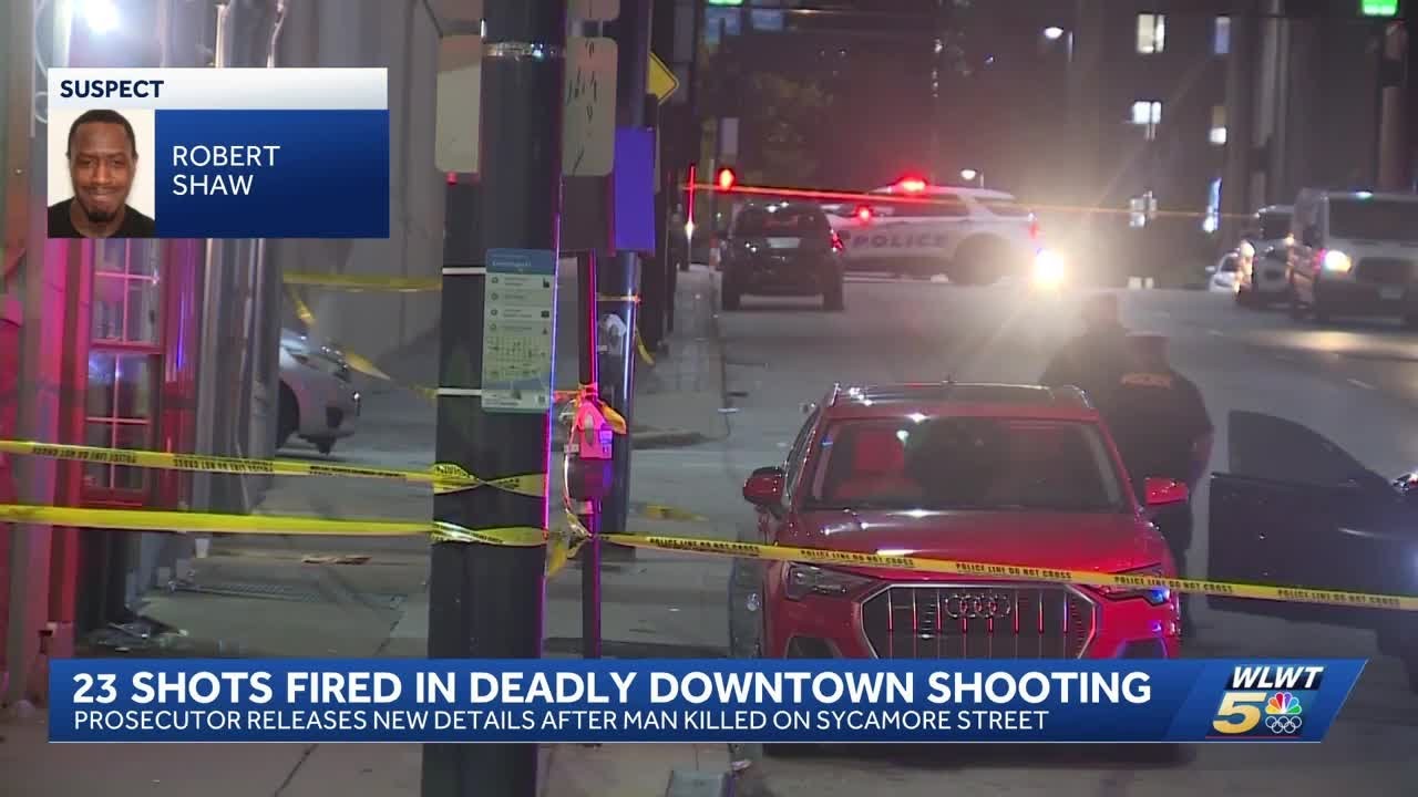 Prosecutor: Victim of deadly downtown Cincinnati shooting was shot 20+ times
