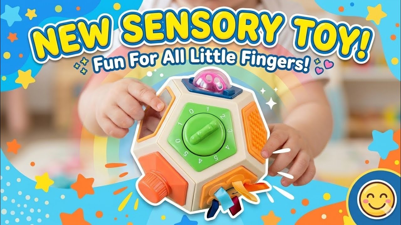 Amazing New Sensory Toy for Kids! (Unboxing & Play)
