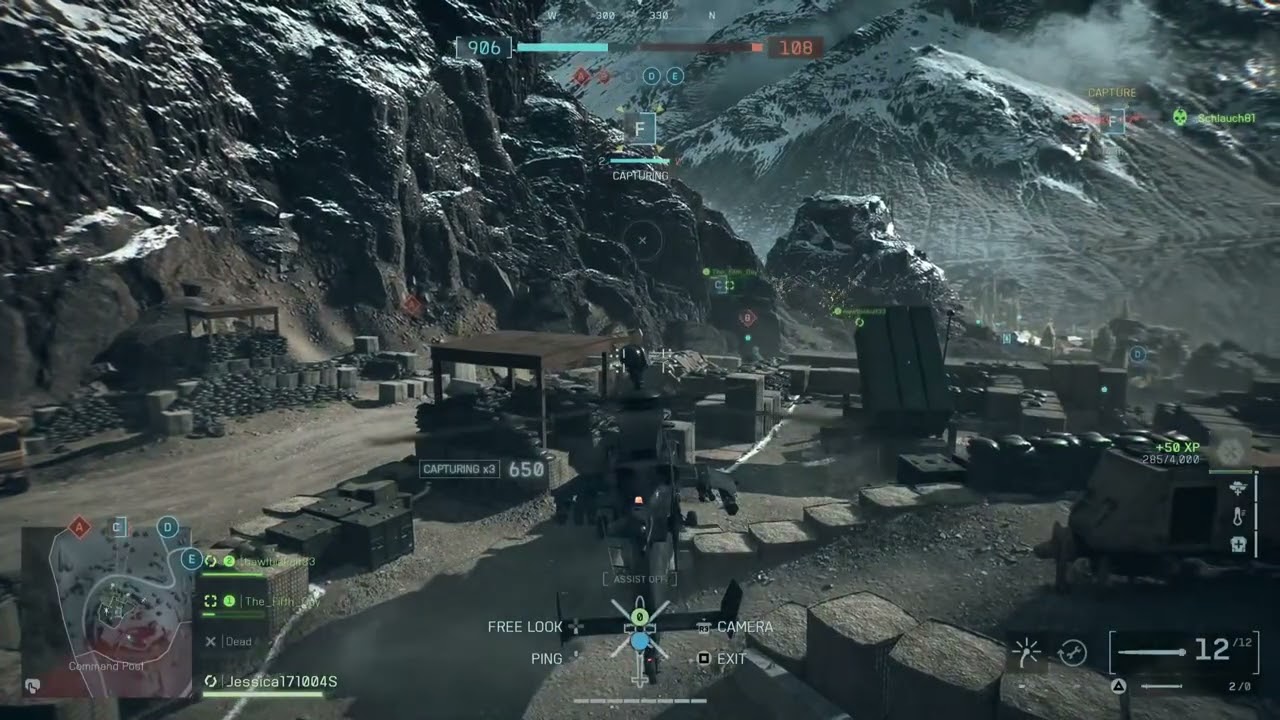 GET OFF MY HELICOPTER! #battlefield6 #bf6 #gaming #fyp #fypシ #liberationpeak 