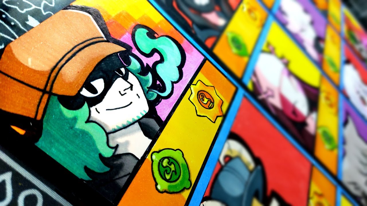 Рисунок MODS FRIDAY NIGHT FUNKIN в стиле BRAWL STARS