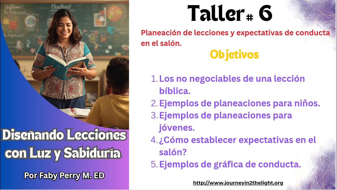 Taller 6 Diseñando Lecciones con amor y sabiduría