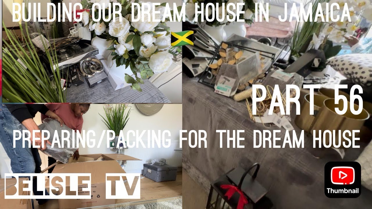 Building our dream house in Jamaica 🇯🇲 #EP56 preparing/packing for the dream house #moreblessings#🙏🏾