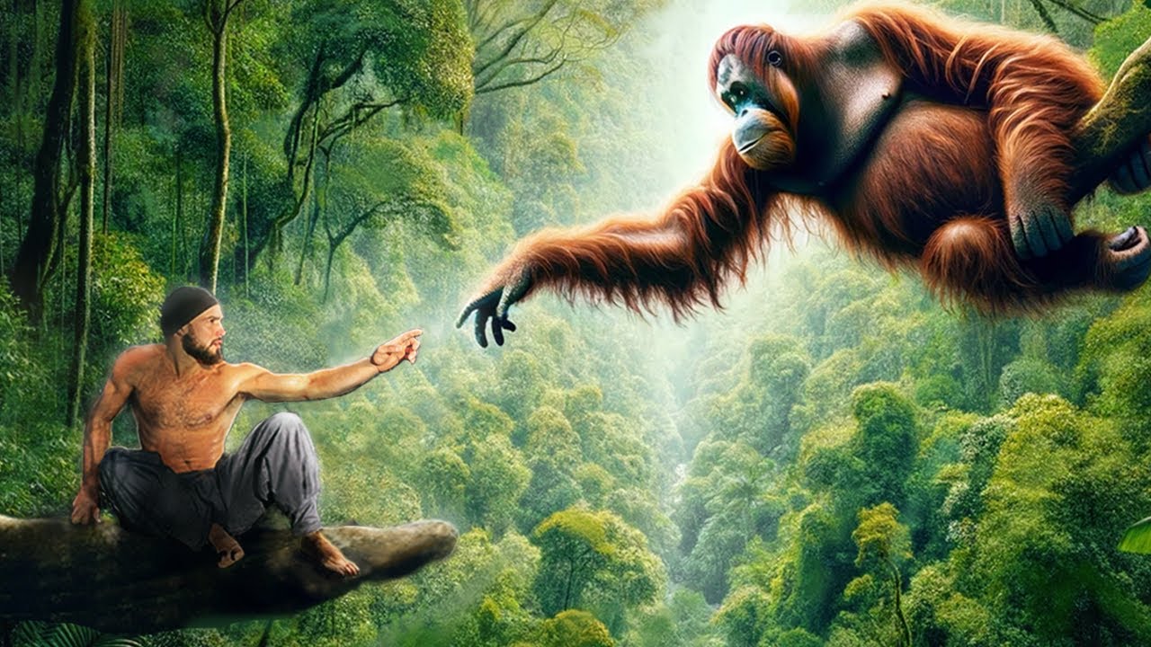 Je grimpe avec les Orangs-outans dans la Jungle