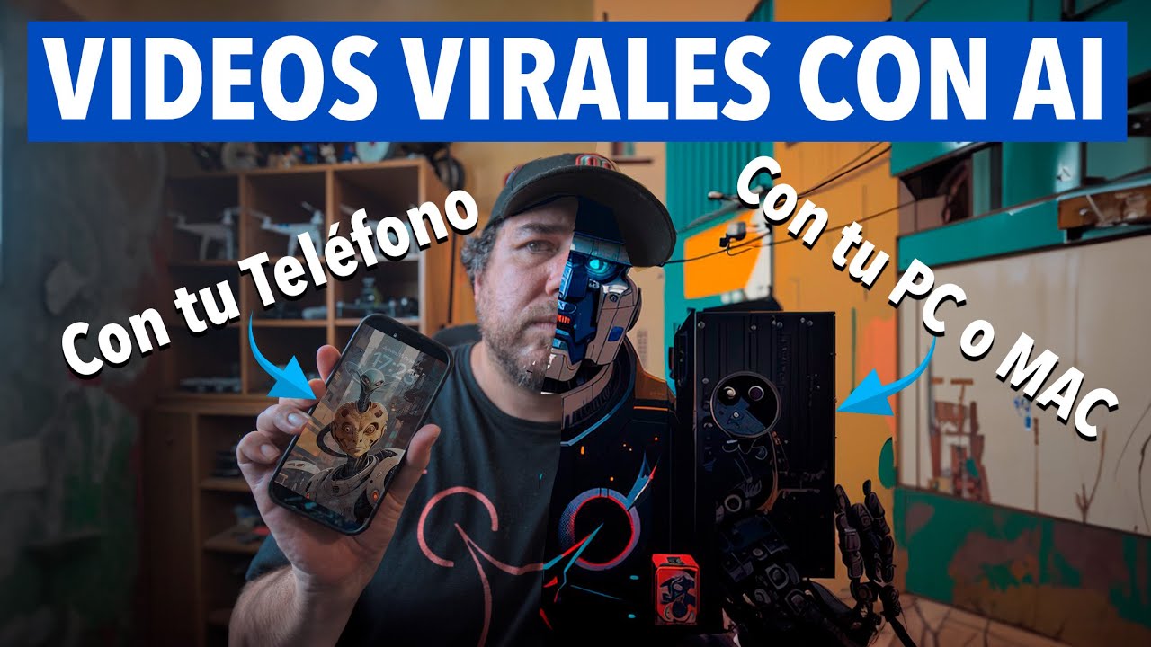 Crea los Videos Virales de Inteligencia Artificial en Minutos - Tutorial en PC o  Mac y Móvil