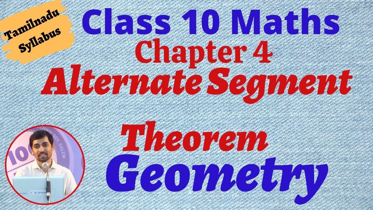 TN New Syllabus  Class 10  Maths Chapter 4 Geometry  Theorem 6 : Alternate Segment theorem