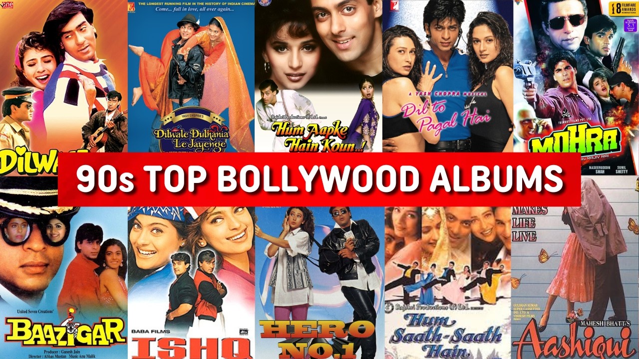 90s Era Best Bollywood Albums | Top Bollywood Movie Songs Of 90s (Part-1)
