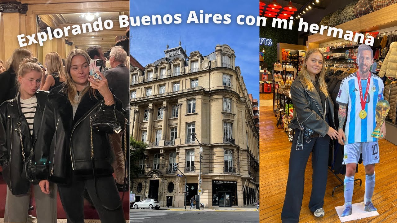 ¿BUENOS AIRES me hace pensar en PARÍS? Francesa en Argentina 🇦🇷 me encantó!
