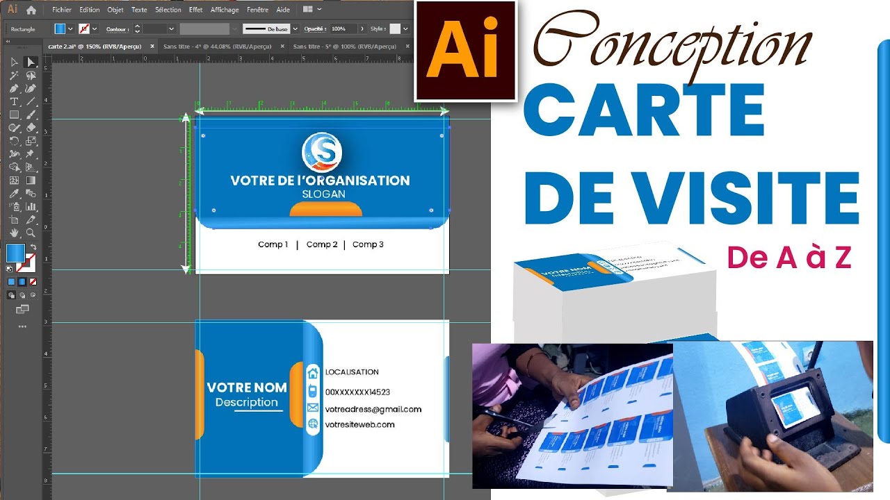 Masterclass: Conception et réalisation des cartes de visite de A à Z