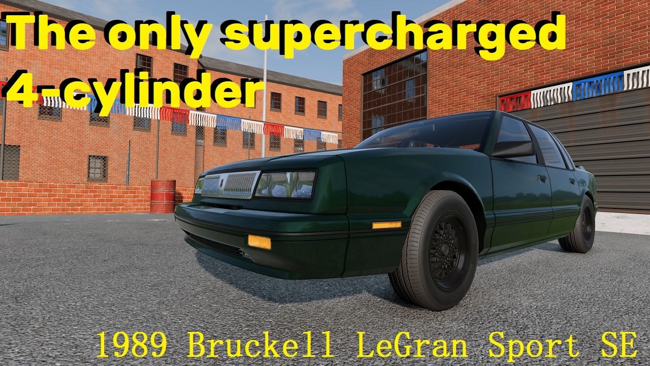 BeamNG.drive Freeroam: East Coast, USA - 1989 Bruckell LeGran Sport SE