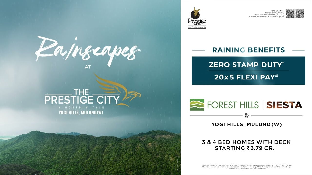 🌧️ Presenting Rainscapes @The Prestige City, Mulund 🌧️