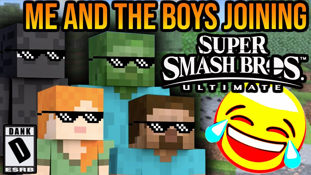 Dank Minecraft Steve Reveal Trailer - Super Smash Bros. Ultimate