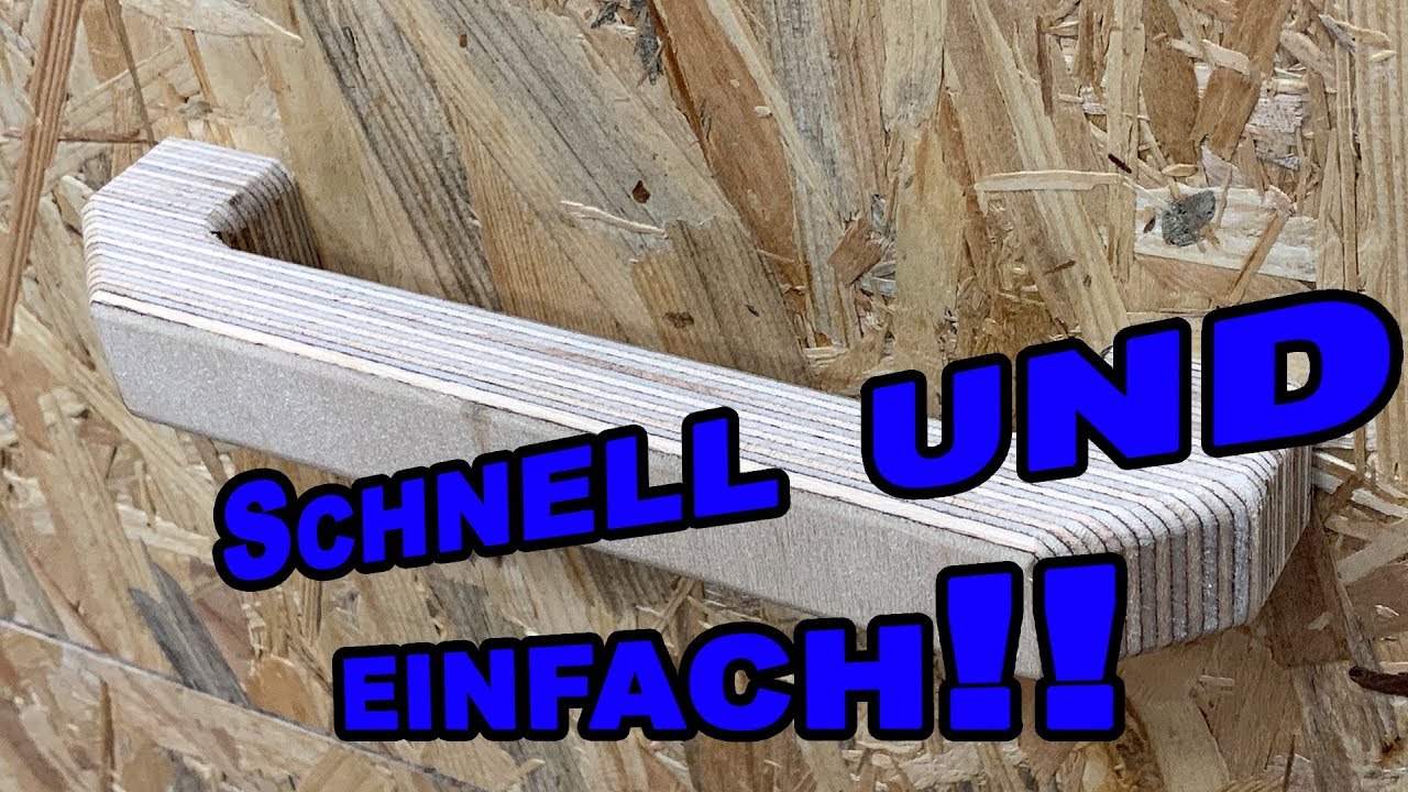 M&ouml;belgriffe | Schubladengriffe ganz einfach selber bauen | Vielen Dank an Andys Werkstatt