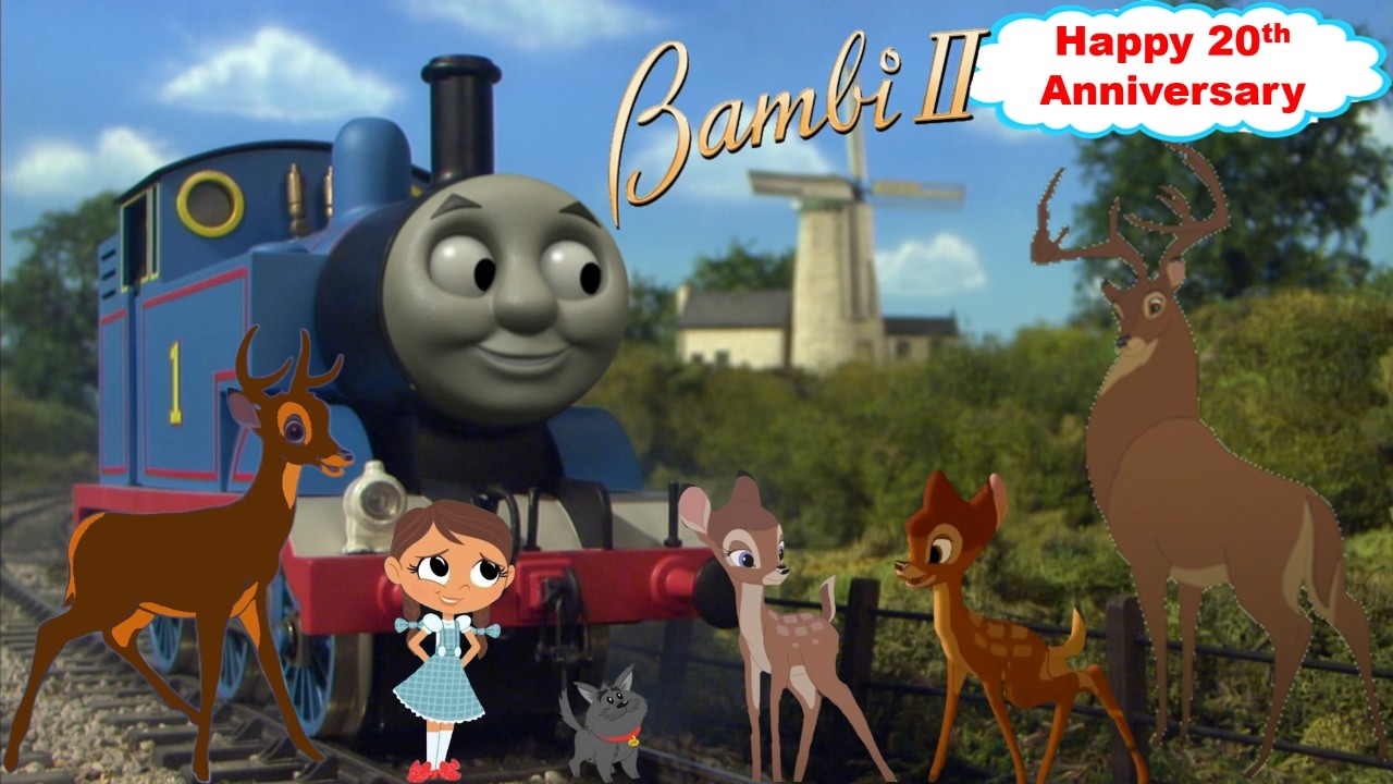 Thomas & Dorothy wishing Bambi & The Great Prince a Happy 20th Anniversary to Their 2nd Movie
