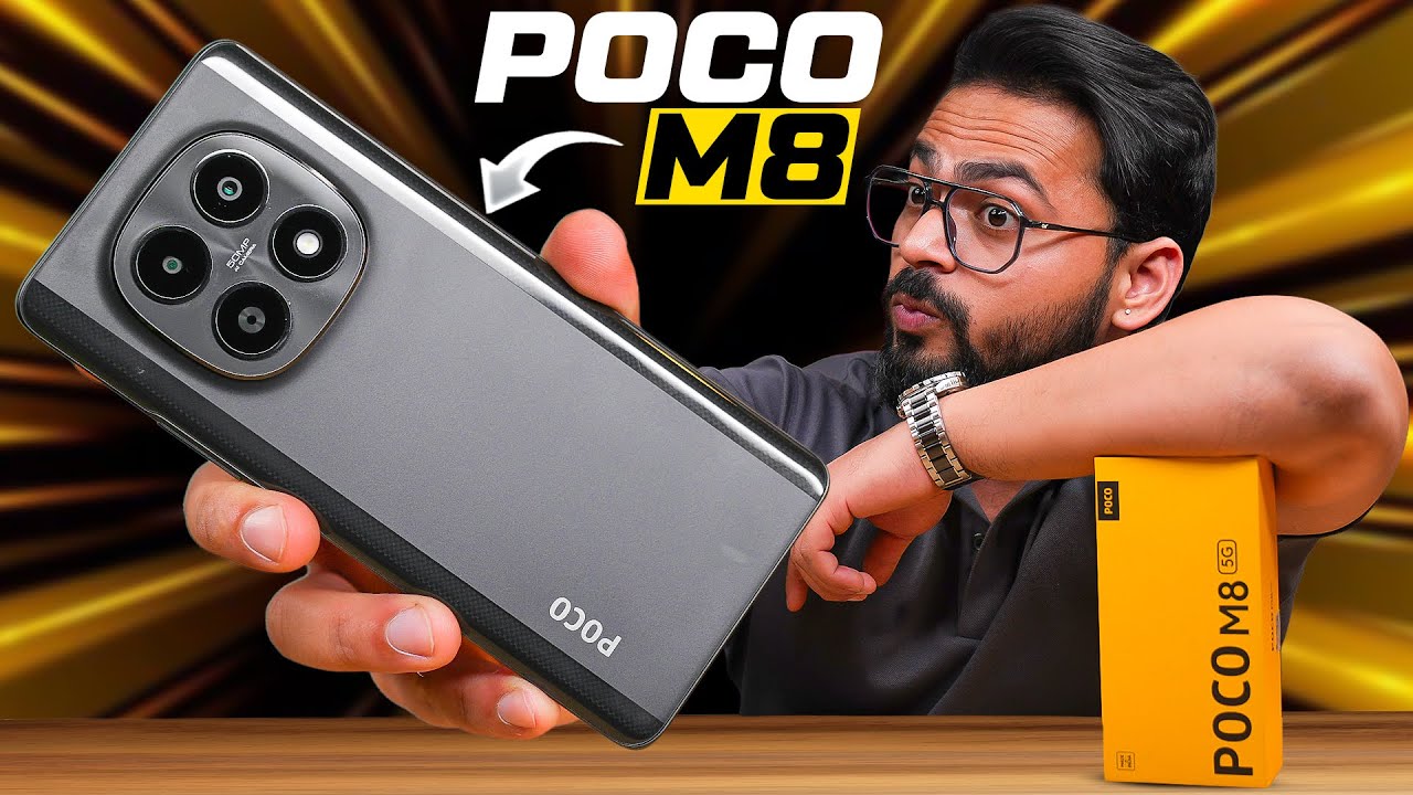 POCO M8 Unboxing 🚀 | 50MP + 120Hz AMOLED Display 🤩 | Is It Worth? 🤔