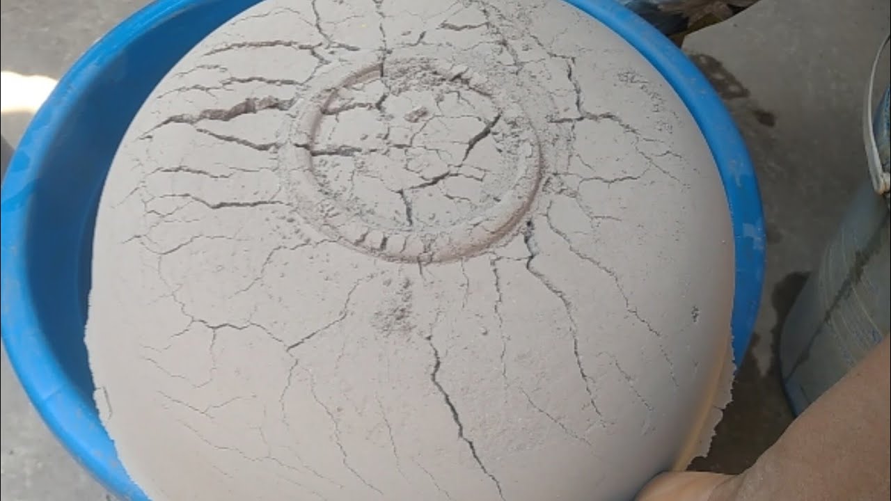 Asmr:Pure Cement Huge Basket Very Soft and Water💦 Crumbling|Full Tub|