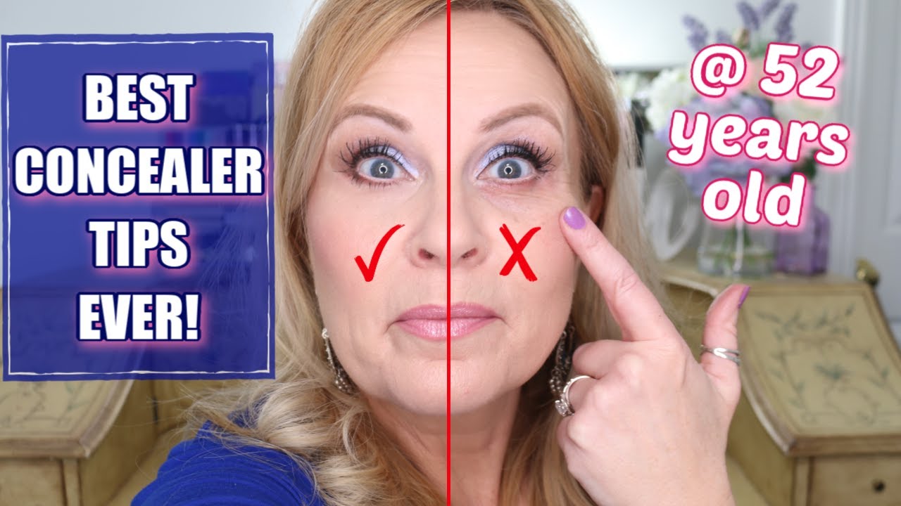 NO CREASING & NO CAKING CONCEALER ROUTINE FOR MATURE SKIN