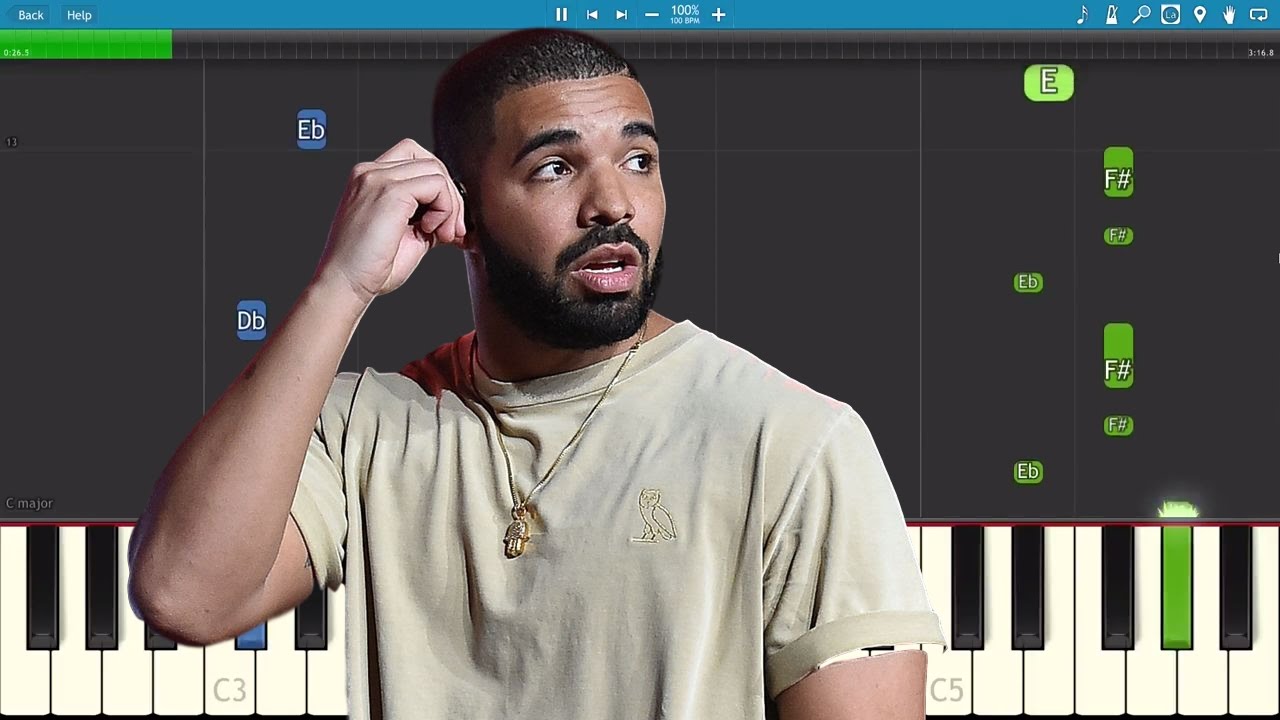 Drake - Passionfruit - Piano Tutorial