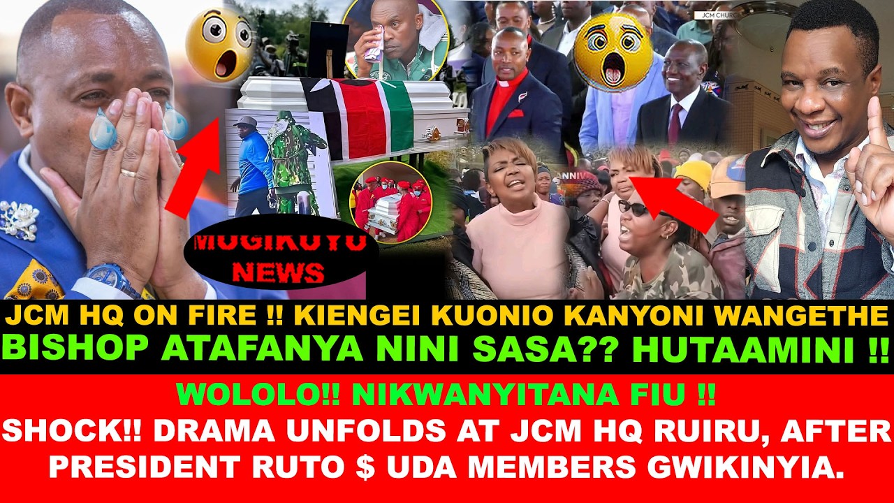 SHOCK!DRAMA UNFOLDS AT JCM CHURCH RUIRU, THUTHA WA H.E RUTO $ UDA MEMBERS ARRIVED. SEE WHAT HAPPENED