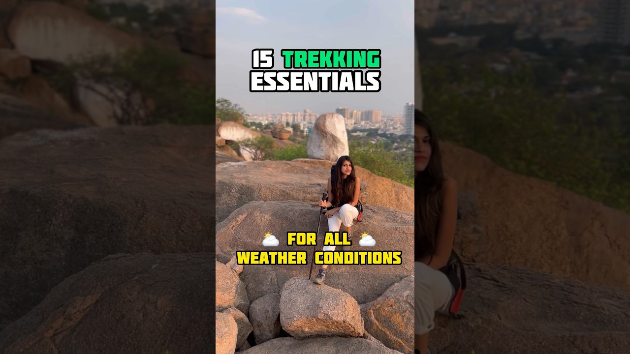 15 Trekking Essentials You Must Carry #travel #travelblogger #2023 #india #trip