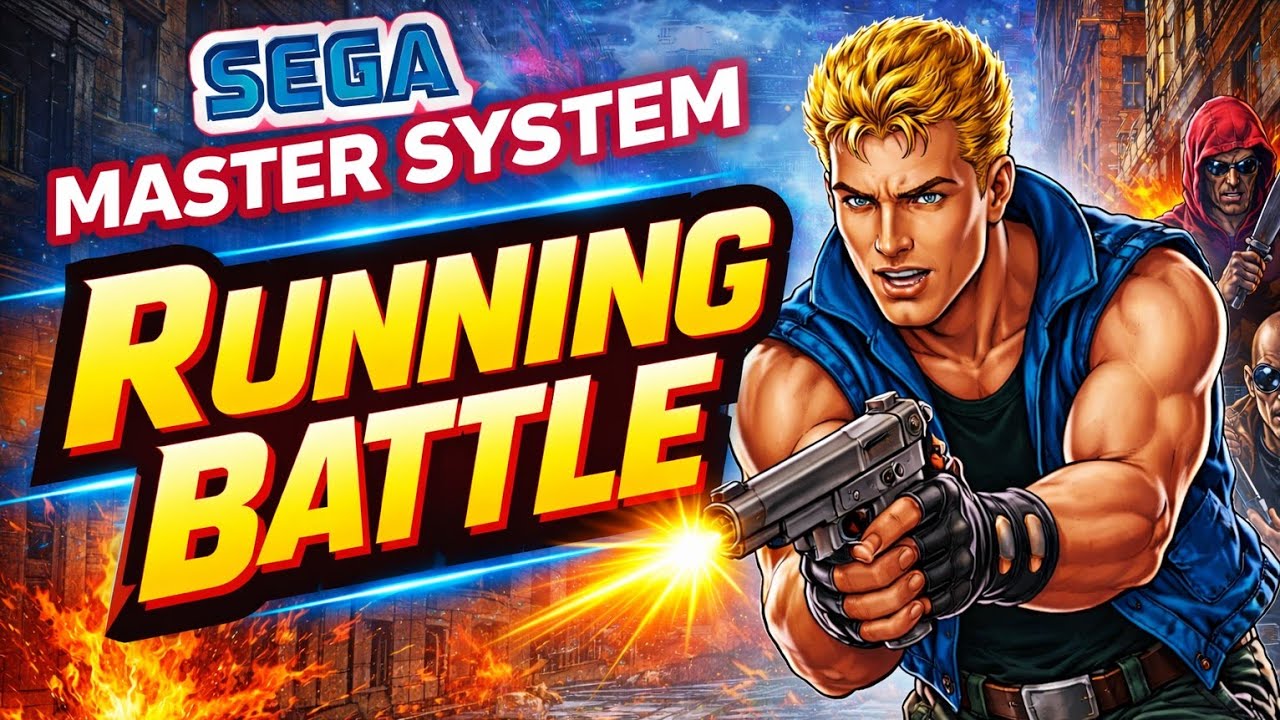 Hoy jugamos a Running Battle Para Master System #mastersystem #retro #sega
