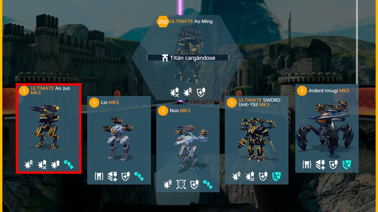 War Robots: Крылья силы | Lio, Nuo, Imugi, UE Ao Jun, UE Sword Unit геймплей