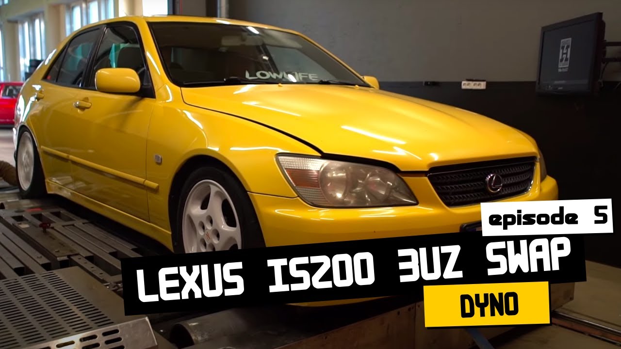 Lexus IS200 3UZ swap [part 5] - dyno