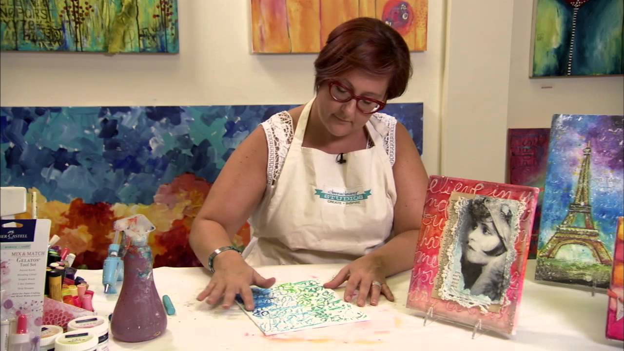 Gelatos Techniques with Hot Glue: Donna Downey Series