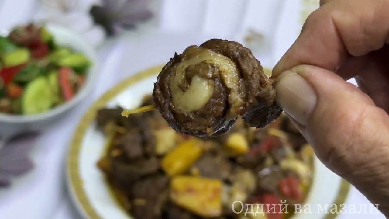 Гўштни зўр усулда пиширдик