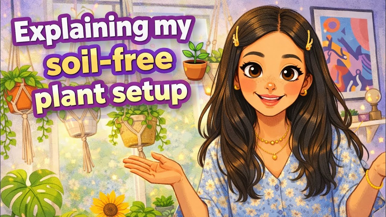 Explaining my soil free plant setup!🪴