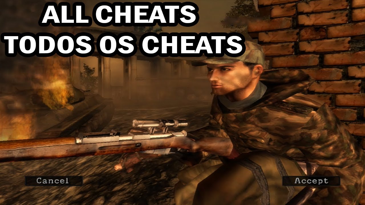 Sniper Elite 1 [PS2,Xbox & PC] - All Cheats (Todos os Cheats)