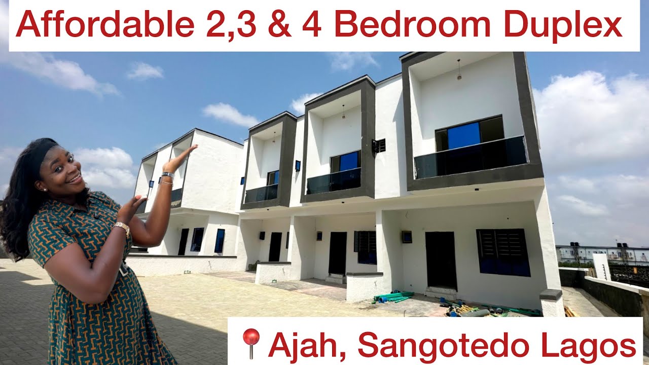 Affordable 2,3&4 Bedroom Duplex For Sale In Ajah, Sangotedo Lekki Lagos #realestate #lagosnigeria