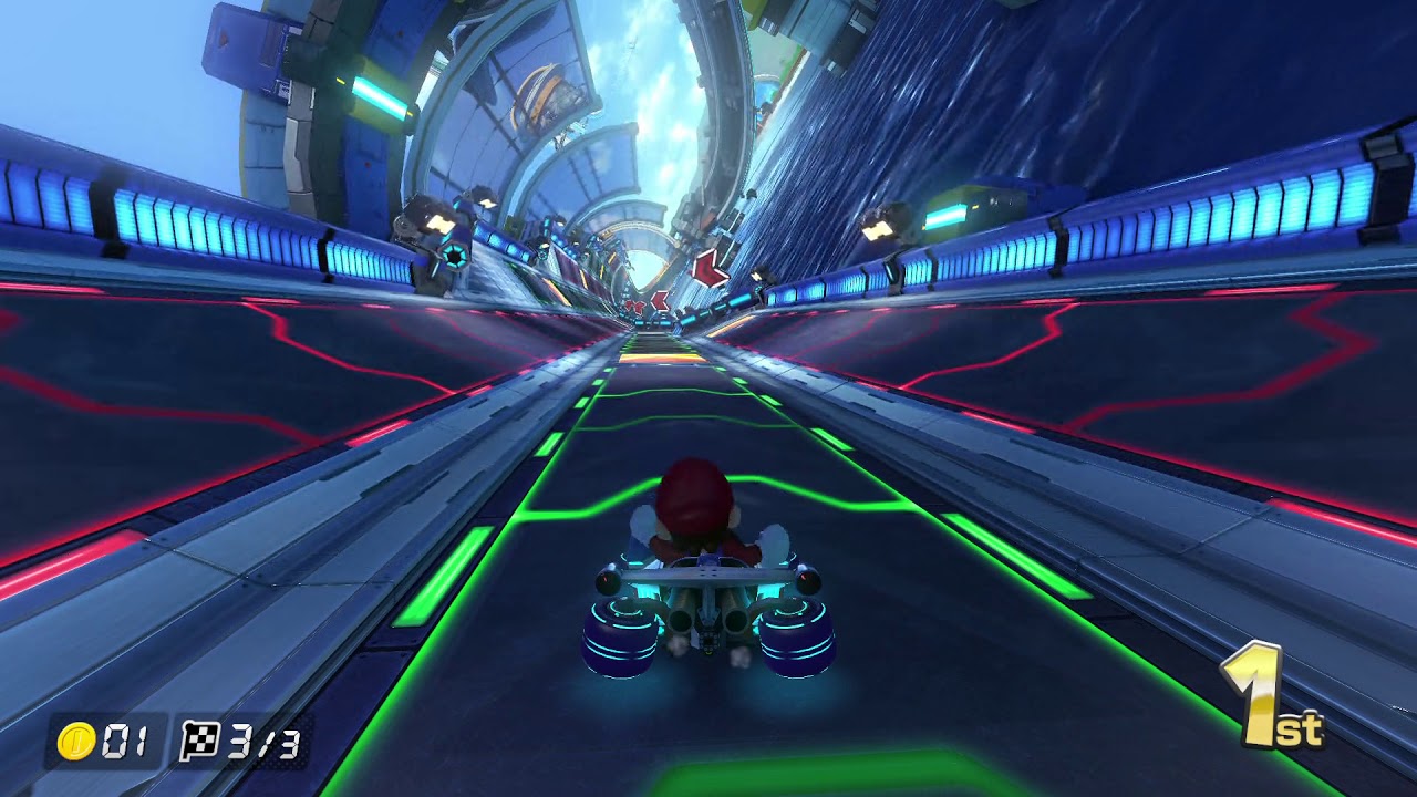 Mario Kart 8 Deluxe (Switch) - 48 - Bell Cup, Big Blue (50cc, 1st Place)