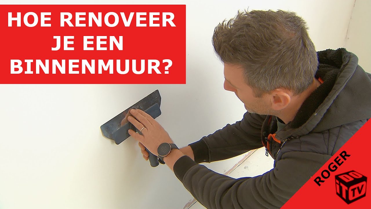 Hoe bereid je een beschadigde muur voor om te schilderen? | Roger