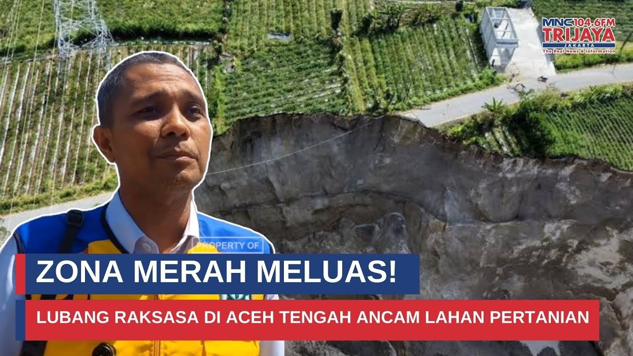 Tanah Ambles Makin Menggila! Sinkhole di Pondok Balik Telan Kebun Warga 5 Meter per Hari